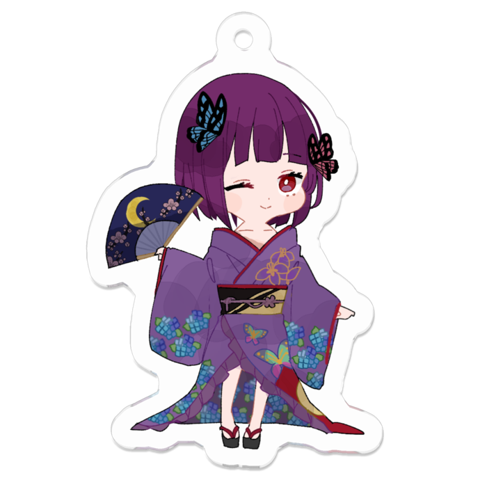 アクリルキーホルダー - 50 x 50 (mm)