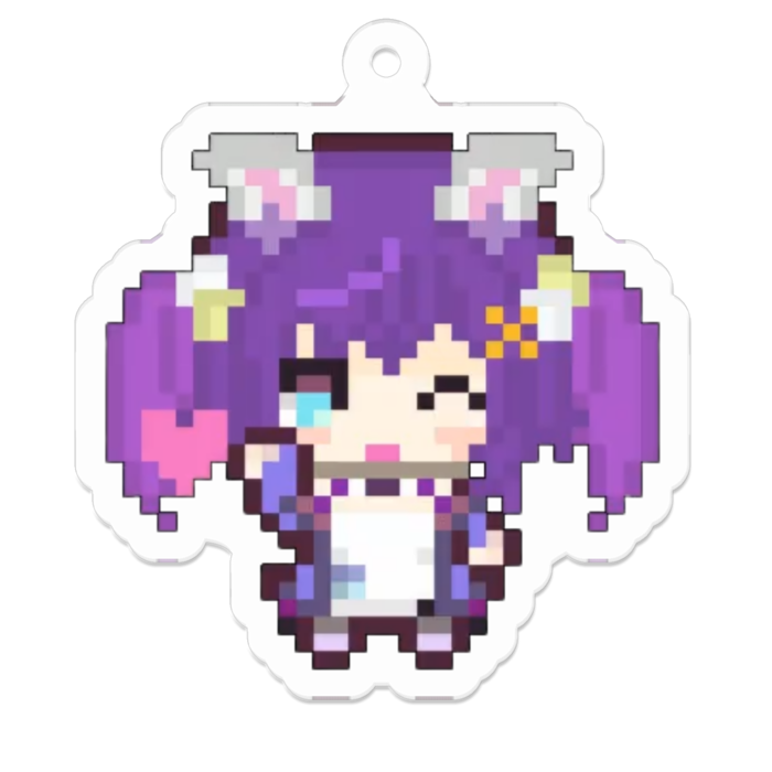 アクリルキーホルダー - 50 x 50 (mm)