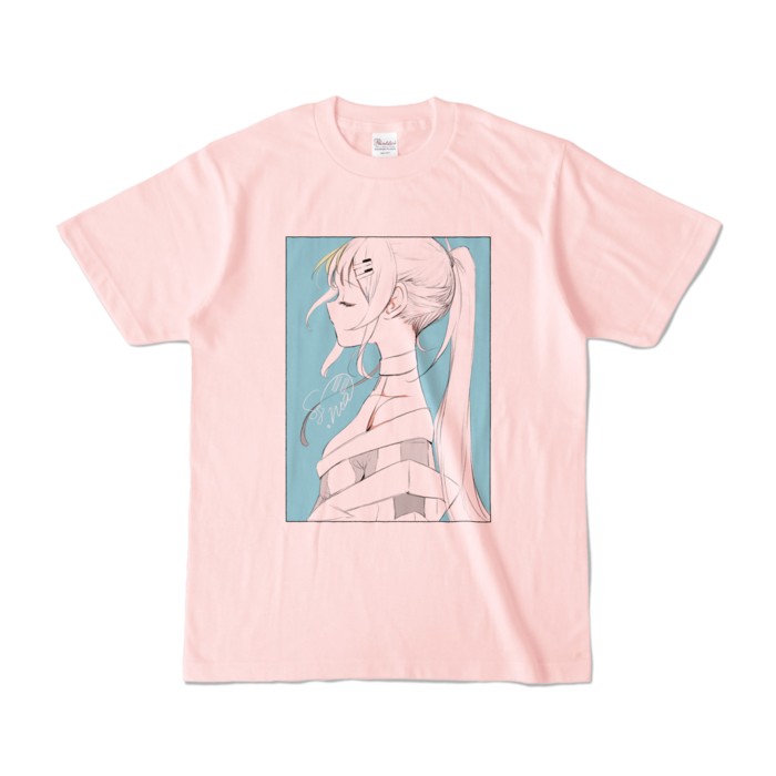 【S / 淡色ピンク】春めきTシャツ