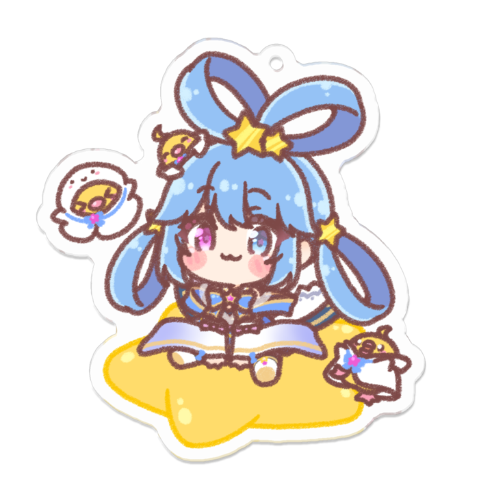 アクリルキーホルダー - 70 x 70 (mm)