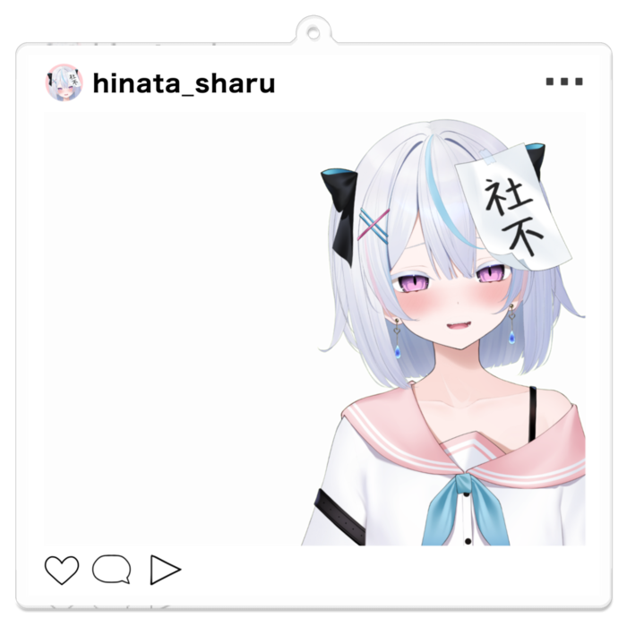 アクリルキーホルダー - 100 x 100 (mm)