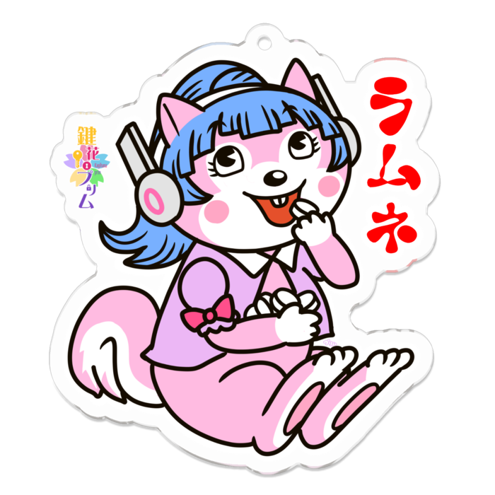 アクリルキーホルダー(コーティング) - 70 x 70 (mm)