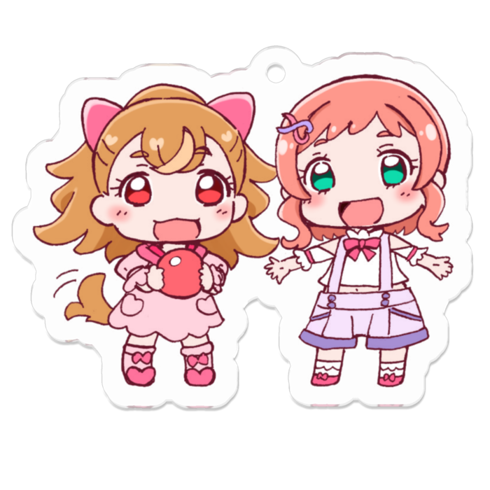 アクリルキーホルダー - 50 x 50 (mm)