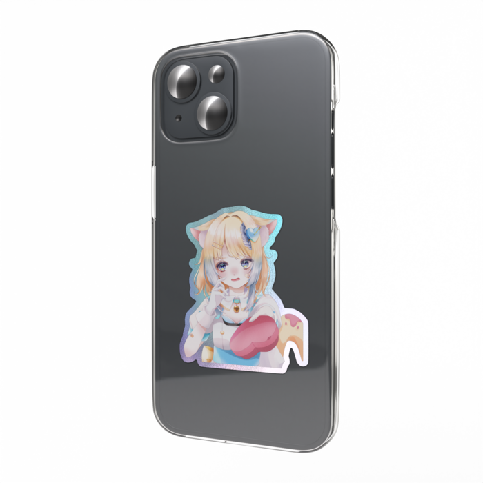 オーロラスマホステッカー - 縦