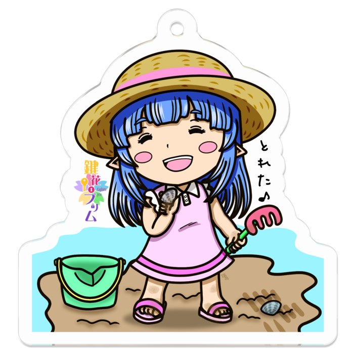 アクリルキーホルダー(コーティング) - 50 x 50 (mm)
