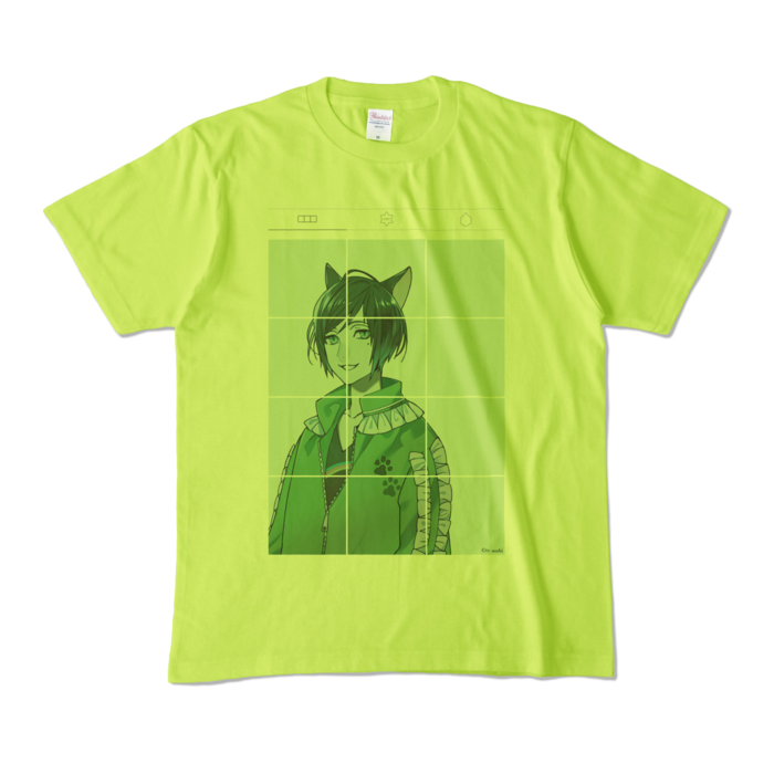 繊細といカラーT - M - ライトグリーン (淡色)