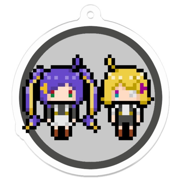 アクリルキーホルダー - 50 x 50 (mm)