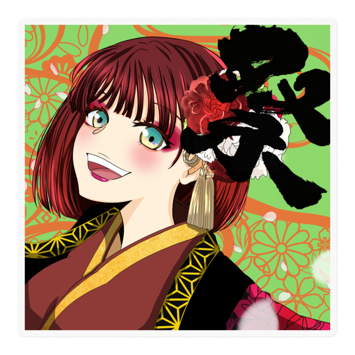 ステッカー - 100 x 100 (mm)