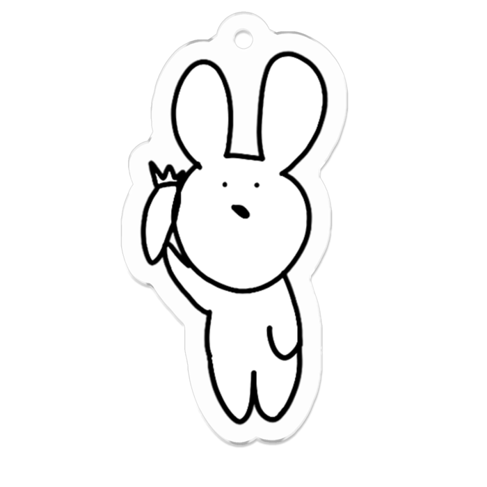 アクリルキーホルダー - 50 x 50 (mm)