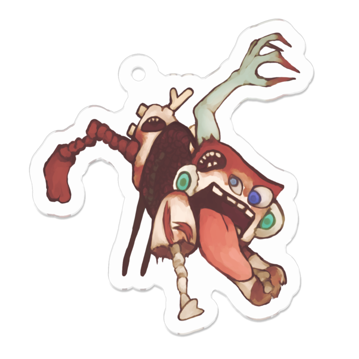 アクリルキーホルダー - 50 x 50 (mm)