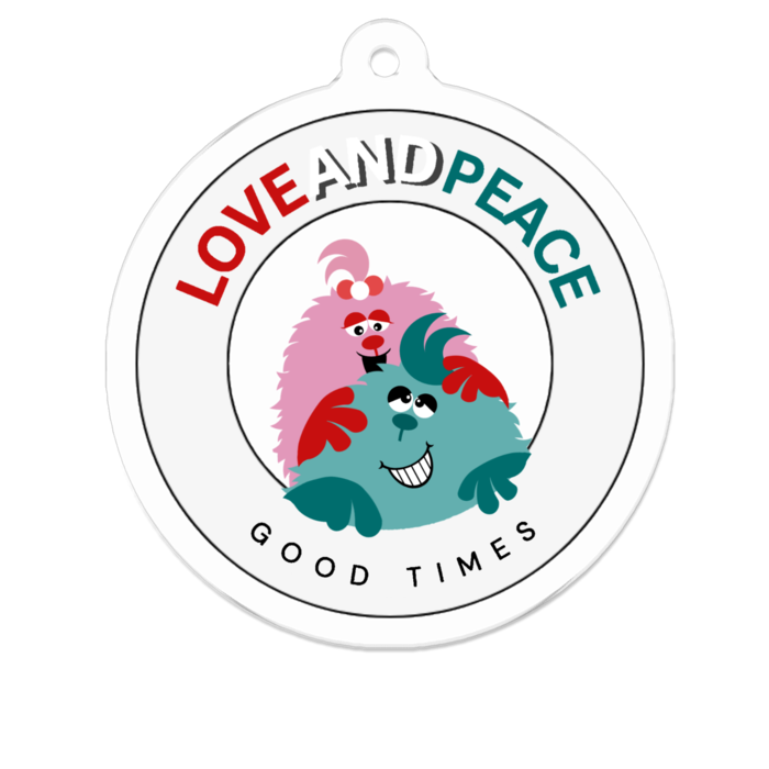 アクリルキーホルダー - 50 x 50 (mm)