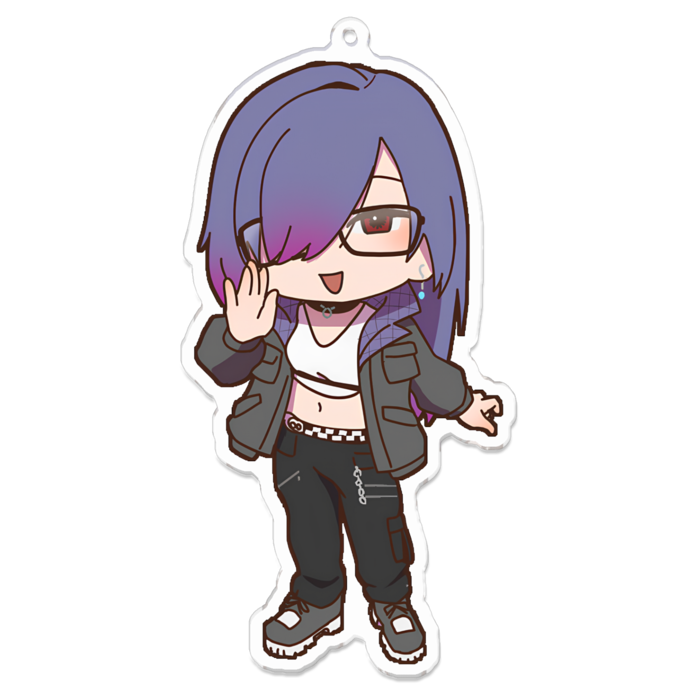 アクリルキーホルダー - 100 x 100 (mm)