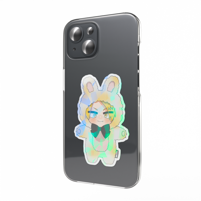 上鳴電気 ホログラムスマホステッカー - 縦