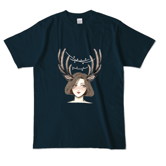 カラーTシャツ - L - ネイビー (濃色)