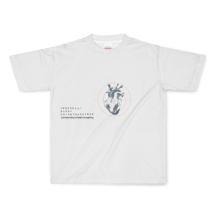 フルグラフィックTシャツ - L - 正面印刷のみ
