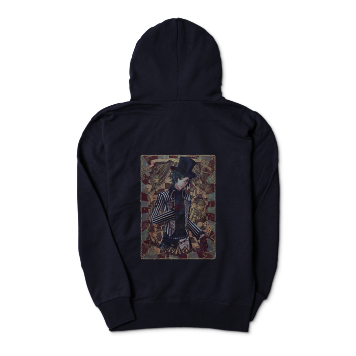 ジップパーカー - S - ネイビー