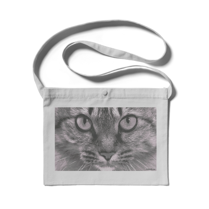 サコッシュ（ライトグレー） - 300 x 230 (mm)