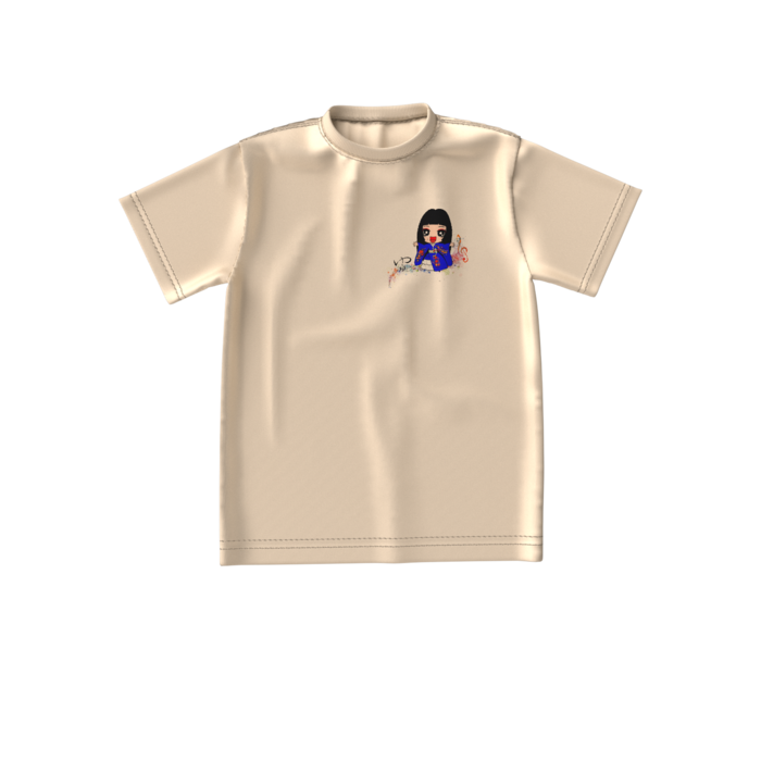 ちびゆう理 ビックシルエットTシャツ - S - 正面