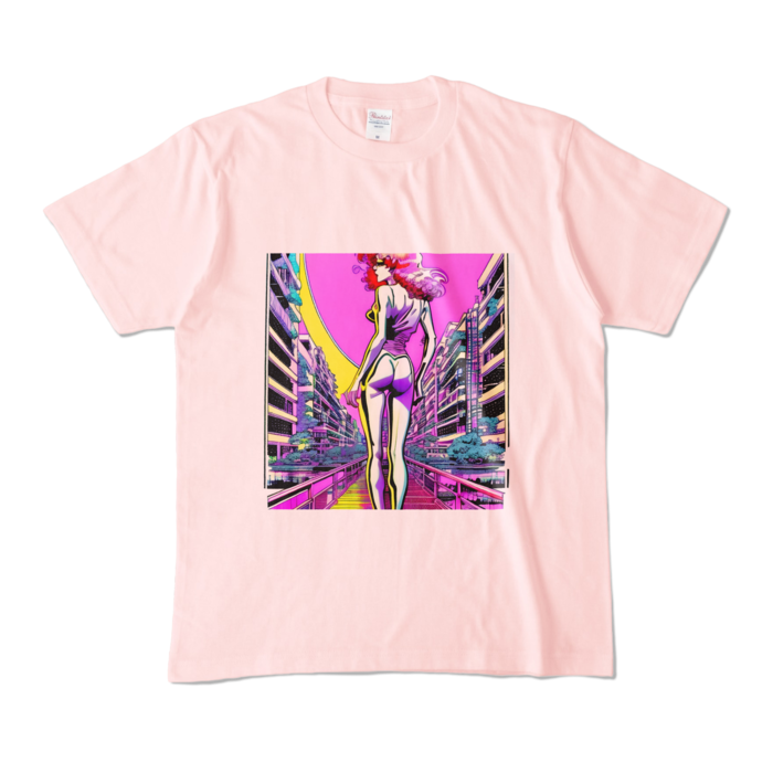 カラーTシャツ - M - ライトピンク (淡色)