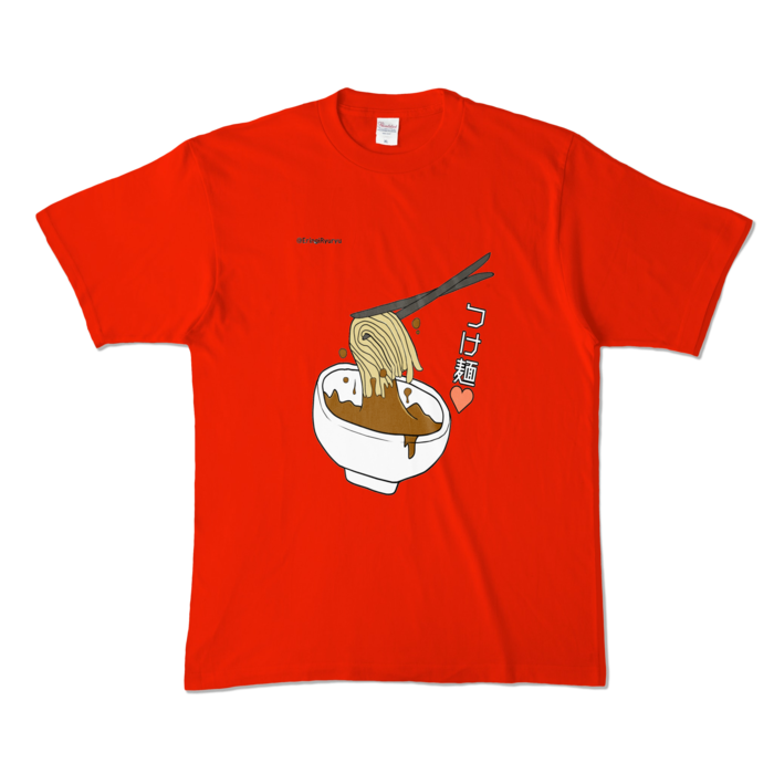 カラーTシャツ - XL - レッド (濃色)