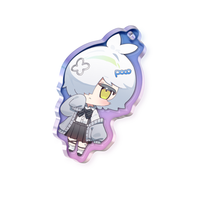チミぽこアクキー - 50 × 50mm