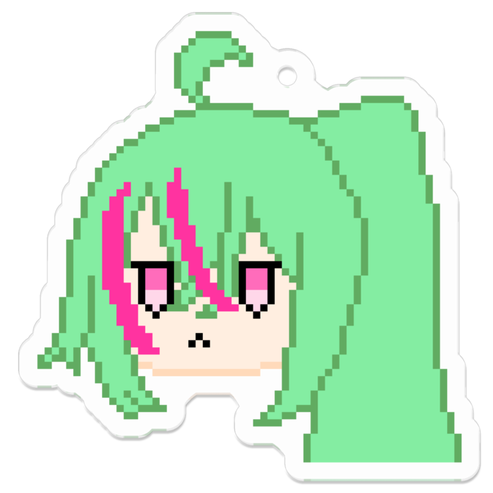 アクリルキーホルダー(コーティング) - 50 x 50 (mm)