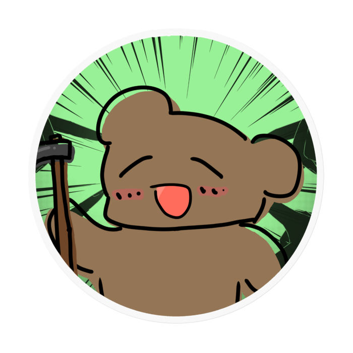 ステッカー - 100 x 100 (mm)