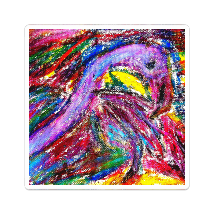 アクリルバッジ - 70 x 70 (mm)