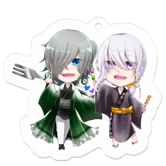 アクリルキーホルダー - 50 x 50 (mm)