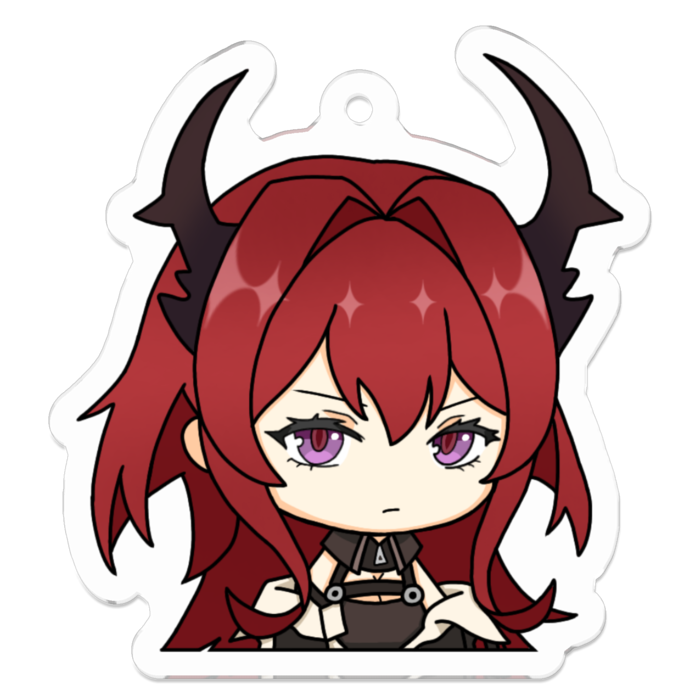 アクリルキーホルダー（コーティング） - 50 x 50 (mm)