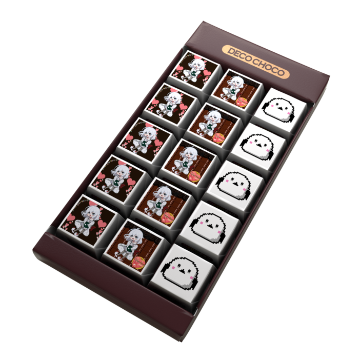 DECOチョコ - 列ごとにデザイン