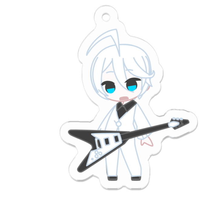 アクリルキーホルダー - 50 x 50 (mm)