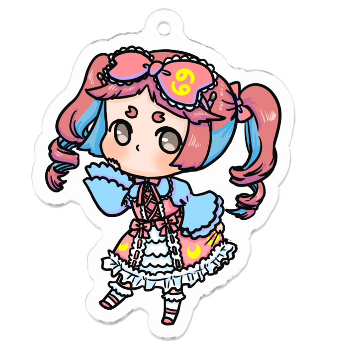 アクリルキーホルダー - 50 x 50 (mm)