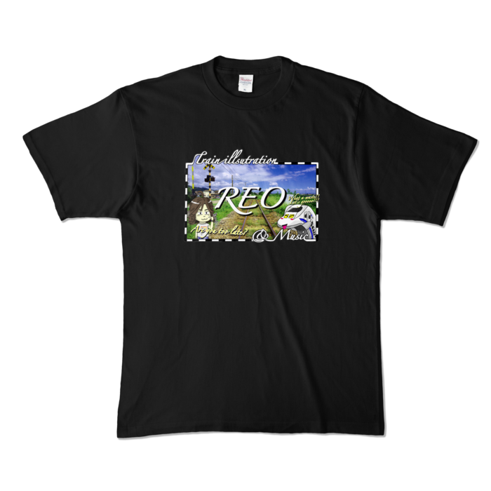 カラーTシャツ - XL - ブラック (濃色)