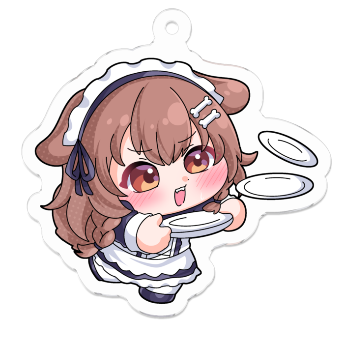 アクリルキーホルダー - 50 x 50 (mm)