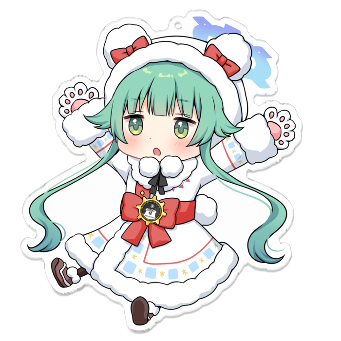 アクリルキーホルダー - 100 x 100 (mm)