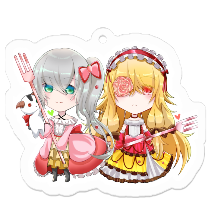 アクリルキーホルダー - 50 x 50 (mm)