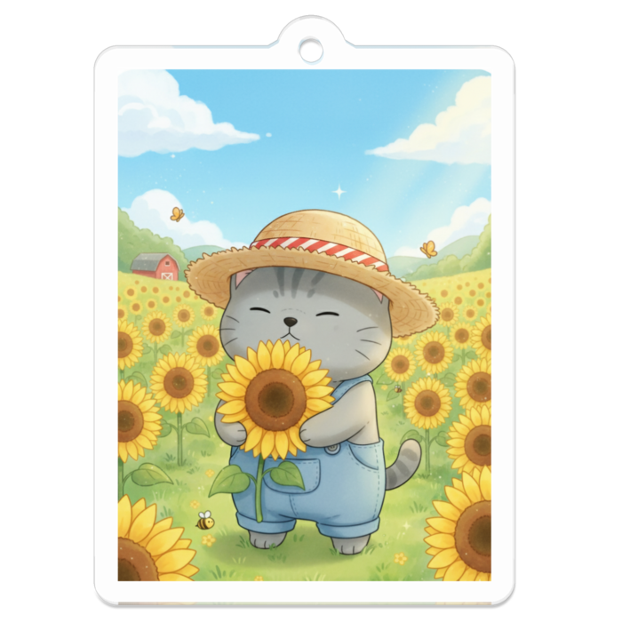 アクリルキーホルダー - 50 x 50 (mm)