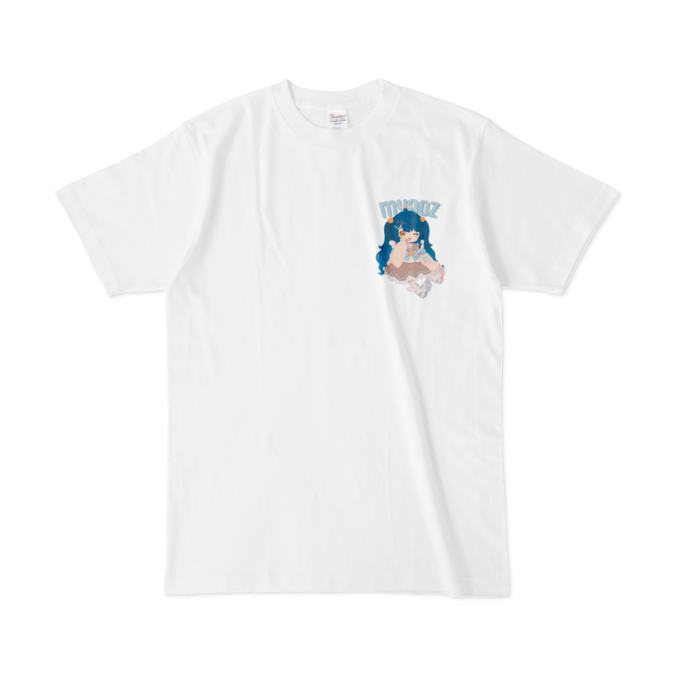 天宮こころ の胸ぷりTシャツ - L - ブラウン-ハーフツイン