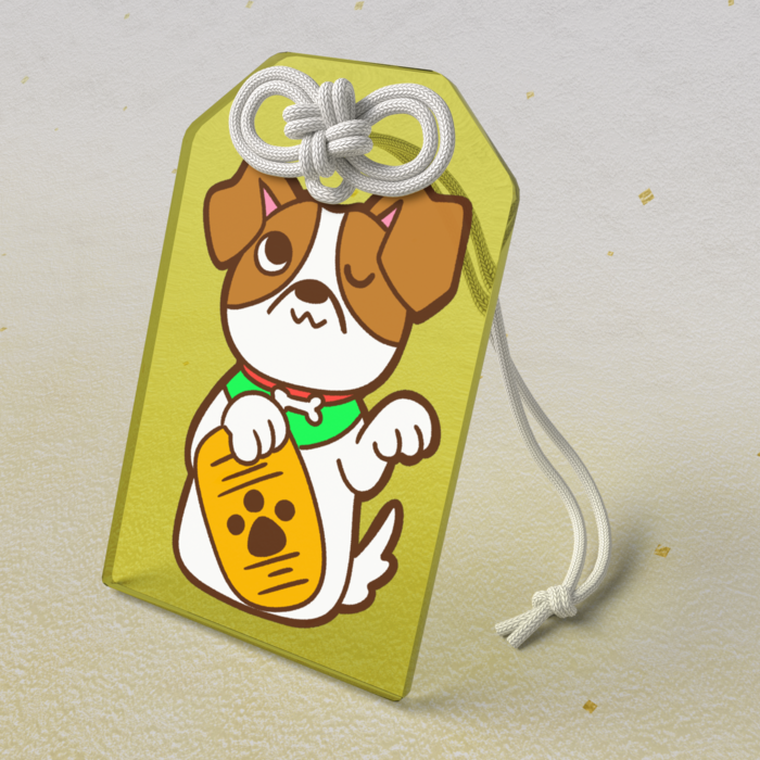 アクリルお守り - 50 × 80mm