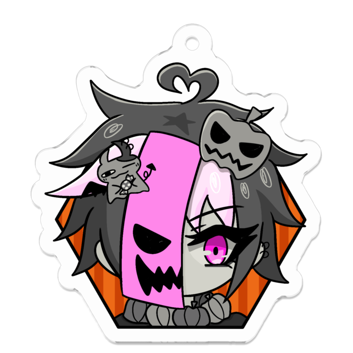 アクリルキーホルダー - 50 x 50 (mm)