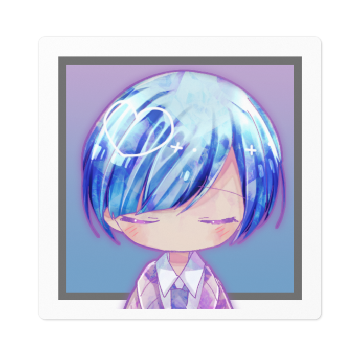 真名イラストステッカー