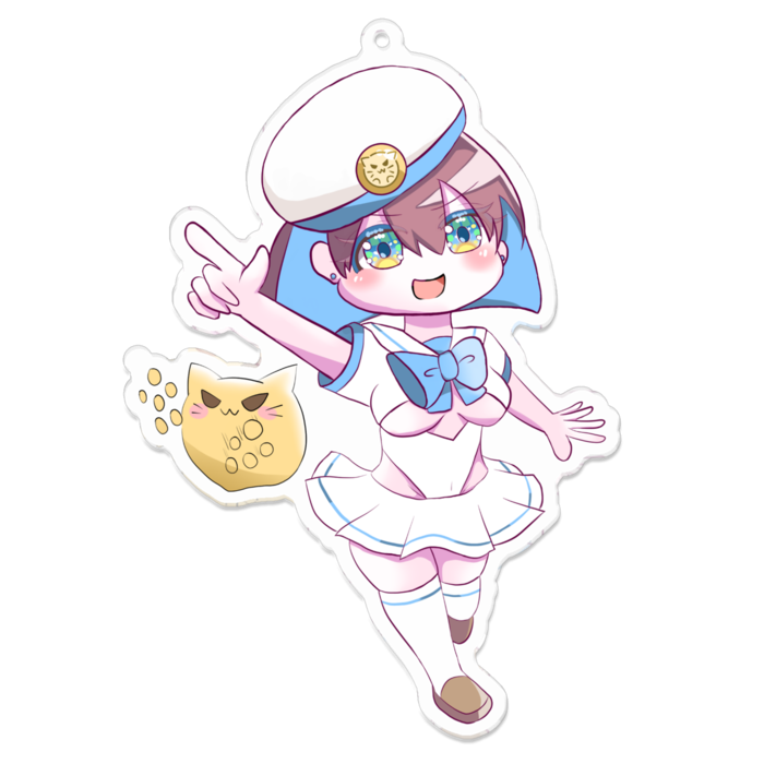 アクリルキーホルダー - 100 x 100 (mm)