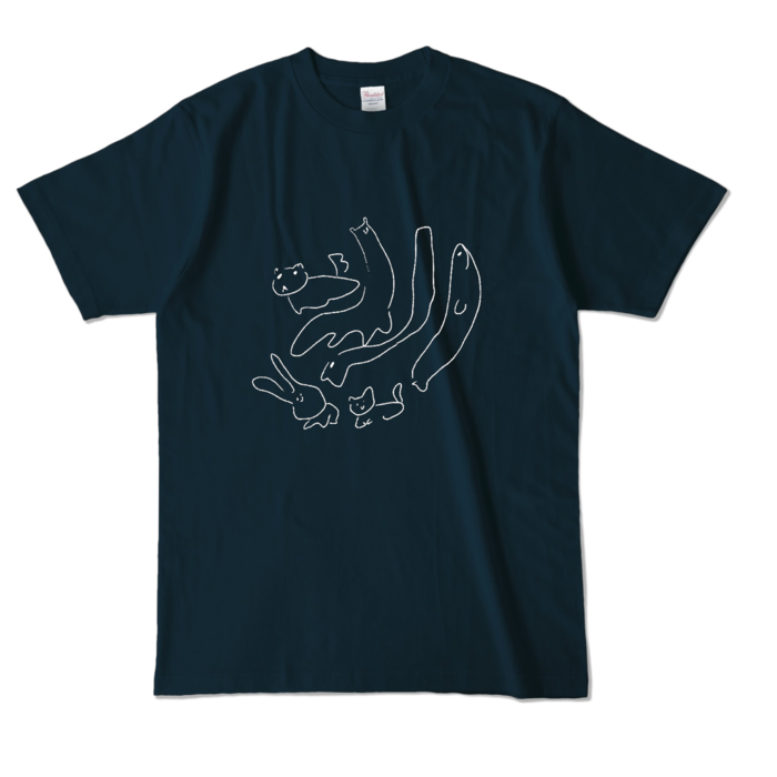 カラーTシャツ - L - ネイビー (濃色)