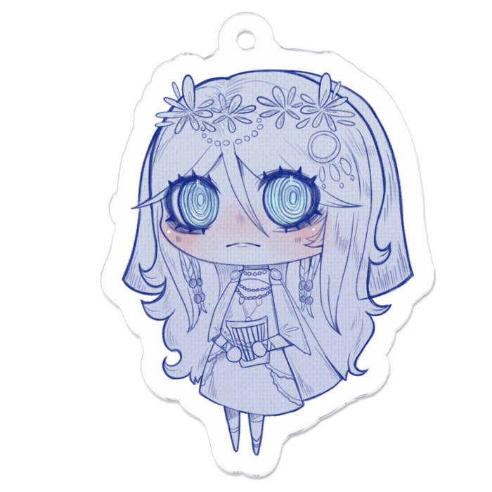 アクリルキーホルダー - 50 x 50 (mm)