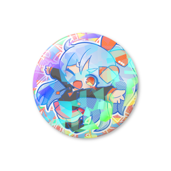 ホログラム缶バッジ - 56mm