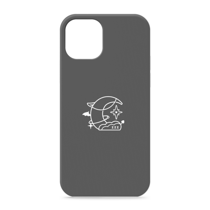 【ブラック】iPhoneケース - iPhone12 / 12 Pro - 正面印刷のみ(1)