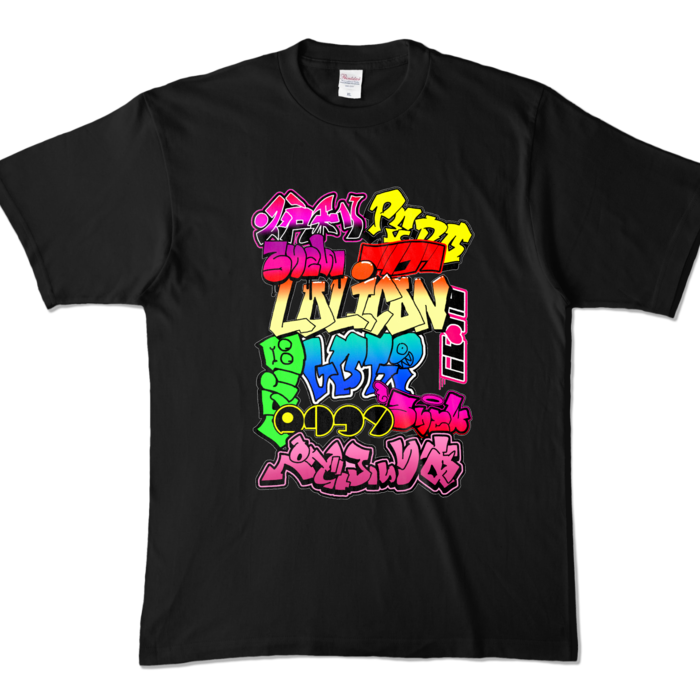 カラーTシャツ - XL - ブラック (濃色)