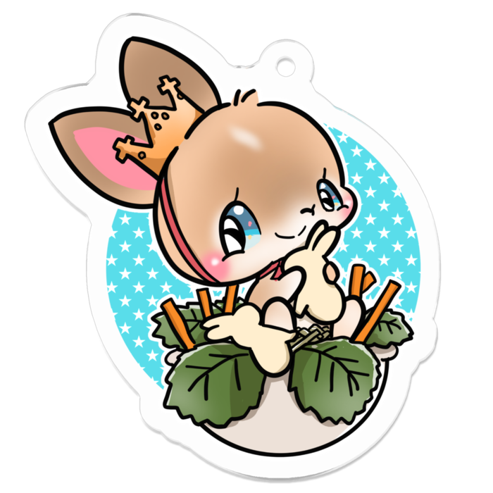 アクリルキーホルダー - 50 x 50 (mm)