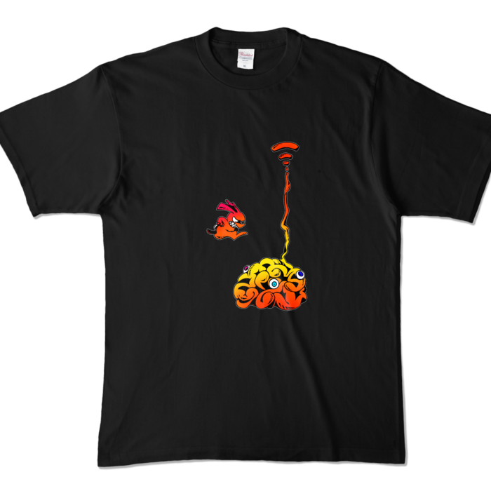 カラーTシャツ - XL - ブラック (濃色)(1)